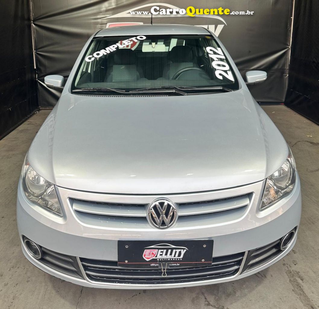 VOLKSWAGEN   GOL (NOVO) 1.6 POWERHIGHI T.FLEX 8V 4P   PRATA 2012 1.6 GASOLINA - Loja