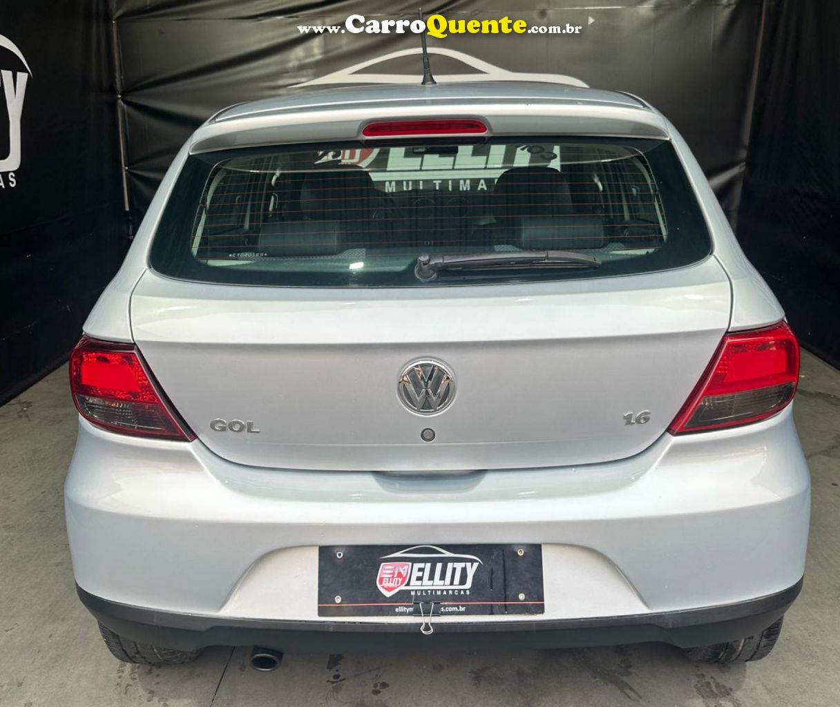 VOLKSWAGEN   GOL (NOVO) 1.6 POWERHIGHI T.FLEX 8V 4P   PRATA 2012 1.6 GASOLINA - Loja