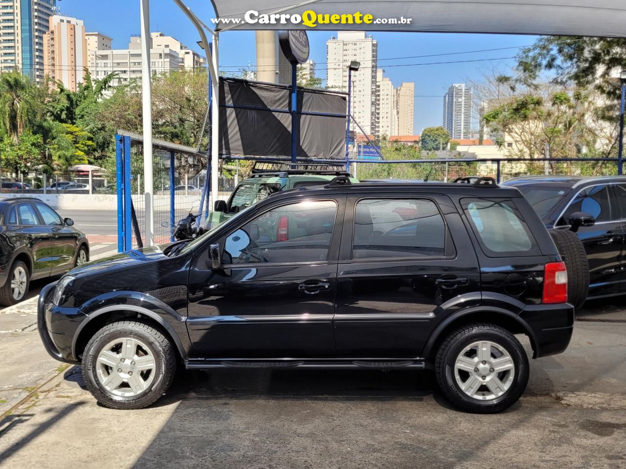 FORD   ECOSPORT XLT 1.6 1.6 FLEX 8V 5P   PRETO 2006 1.6 8V FLEX - Loja