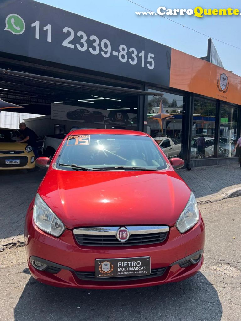 FIAT   GRAND SIENA ESSENCE DUAL. 1.6 FLEX 16V   VERMELHO 2015 1.6 FLEX - Loja