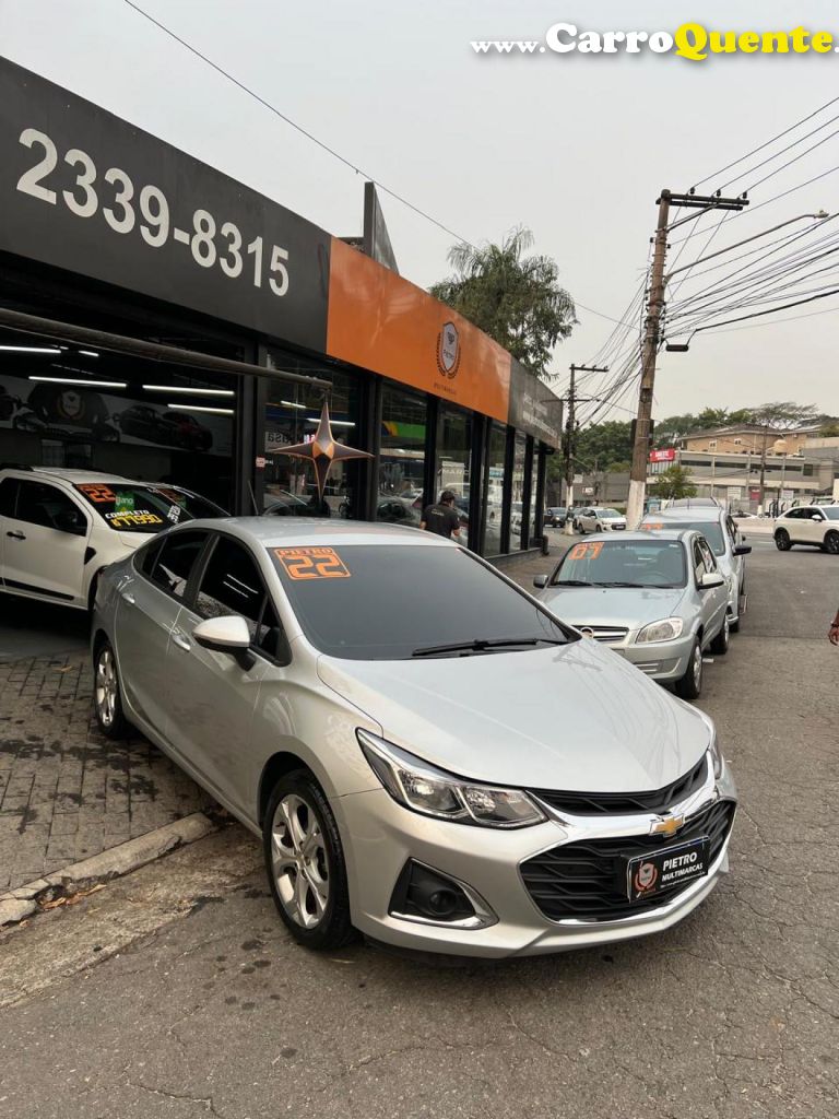 CHEVROLET   CRUZE LT 1.4 16V TURBO FLEX 4P AUT.   PRATA 2022 1.4 FLEX - Loja