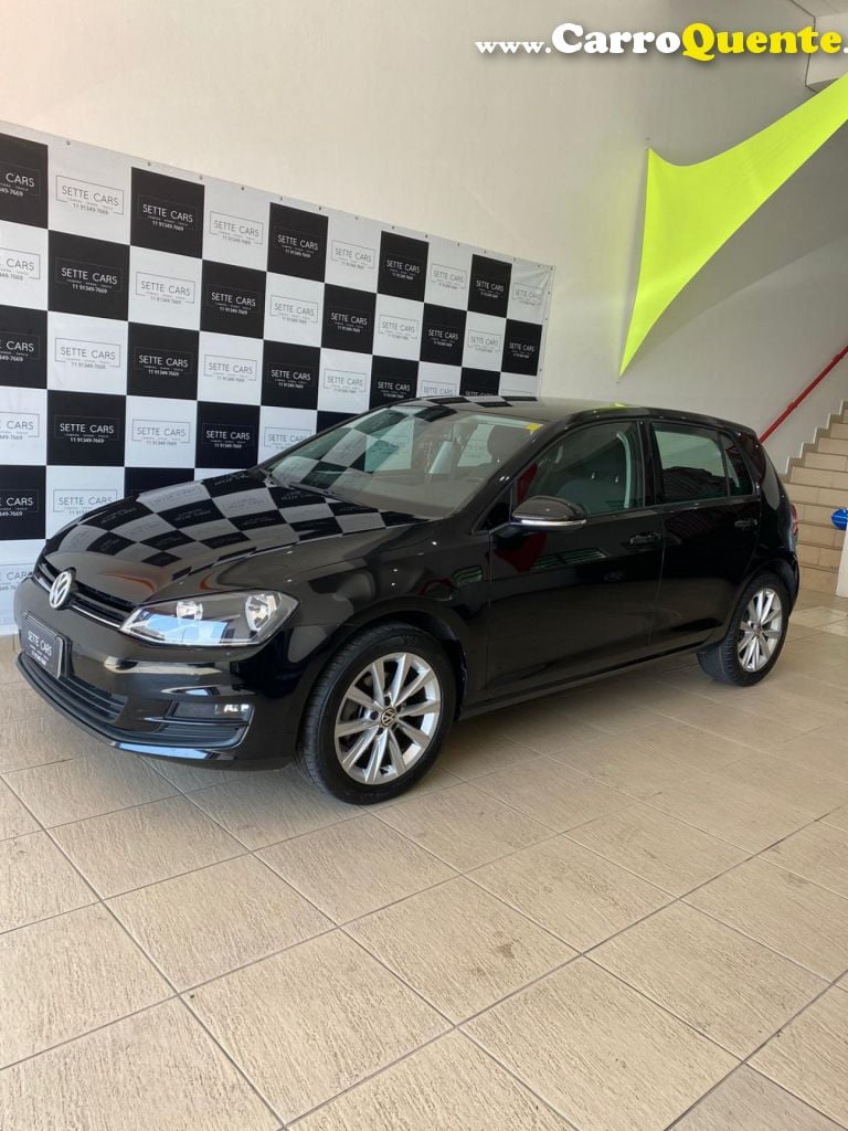 VOLKSWAGEN   GOLF COMFORTLINE 1.4 TSI 140CV AUT.   PRETO 2015 1.4 FLEX - Loja