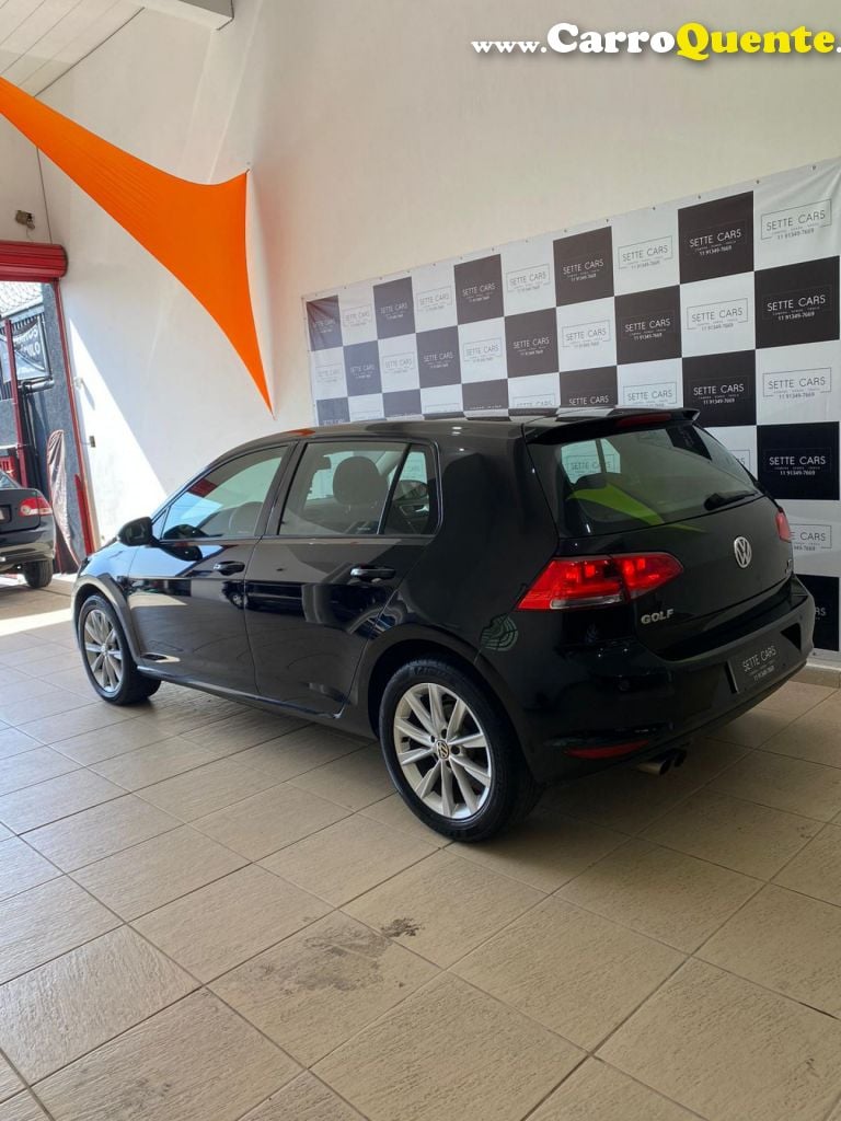 VOLKSWAGEN   GOLF COMFORTLINE 1.4 TSI 140CV AUT.   PRETO 2015 1.4 FLEX - Loja