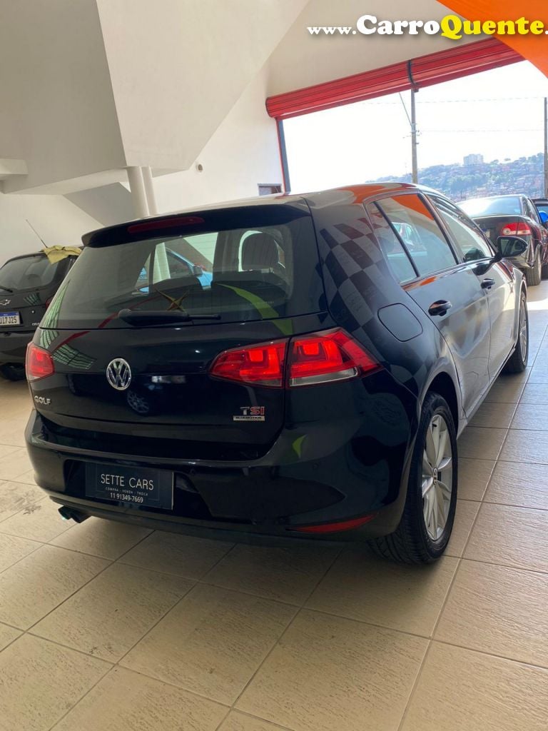 VOLKSWAGEN   GOLF COMFORTLINE 1.4 TSI 140CV AUT.   PRETO 2015 1.4 FLEX - Loja