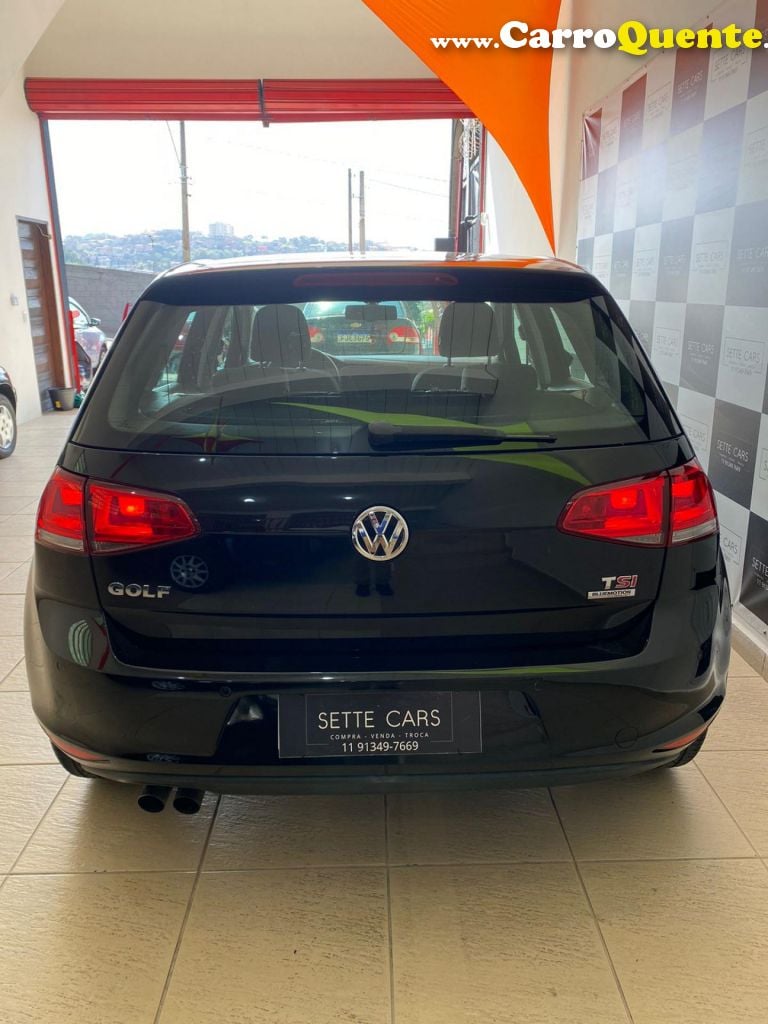 VOLKSWAGEN   GOLF COMFORTLINE 1.4 TSI 140CV AUT.   PRETO 2015 1.4 FLEX - Loja