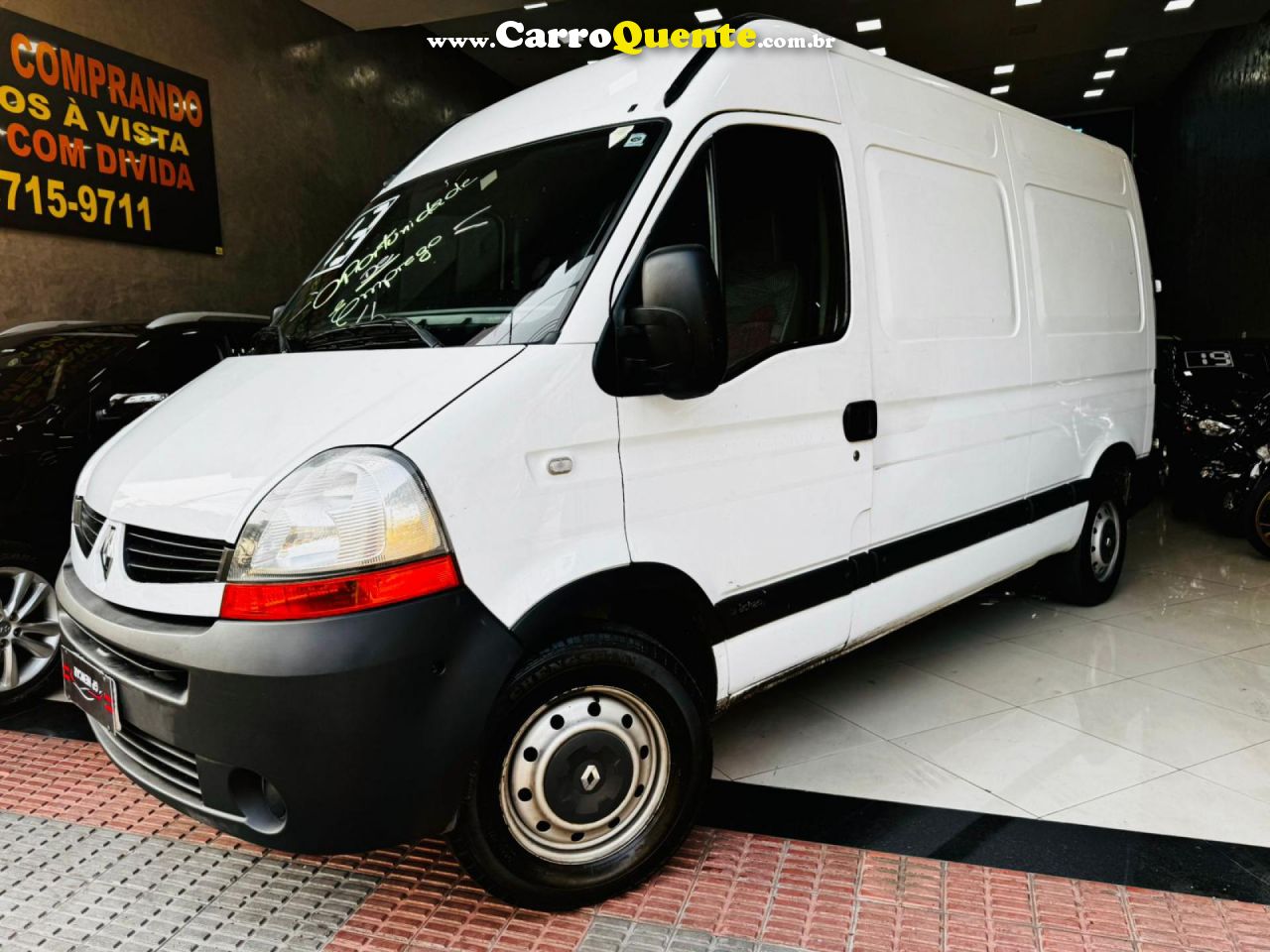 RENAULT   MASTER 2.5 DCI FURG. MEDIOLONGOTA DIES.   BRANCO 2013 2.5 DIESEL - Loja