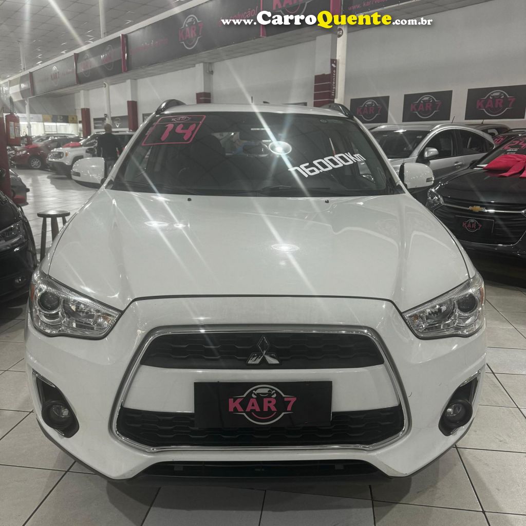 MITSUBISHI   ASX 2.0 16V 4X4 160CV AUT.   BRANCO 2014 2.0 GASOLINA - Loja