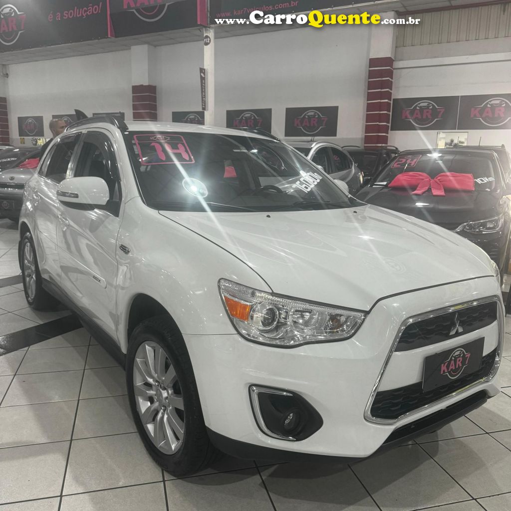 MITSUBISHI   ASX 2.0 16V 4X4 160CV AUT.   BRANCO 2014 2.0 GASOLINA - Loja