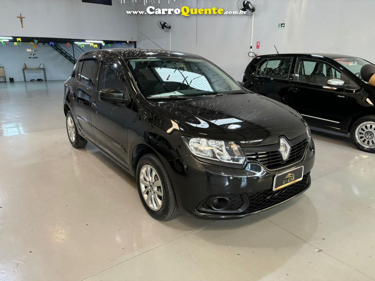 RENAULT   SANDERO AUTHENTIQUE FLEX 1.0 12V 5P   PRETO 2018 1.0 FLEX - Loja