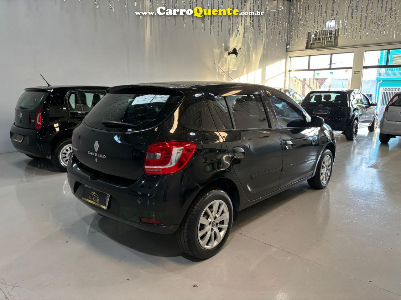 RENAULT   SANDERO AUTHENTIQUE FLEX 1.0 12V 5P   PRETO 2018 1.0 FLEX - Loja