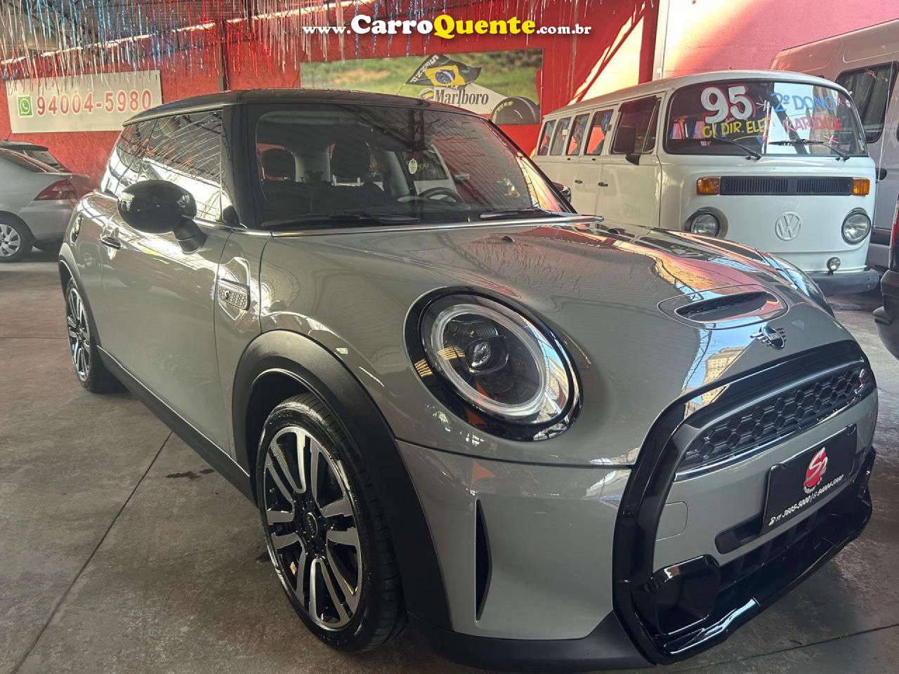 MINI   COOPER S 2.0 TURBO 16V 3P AUT.   CINZA 2022 2.0 GASOLINA - Loja