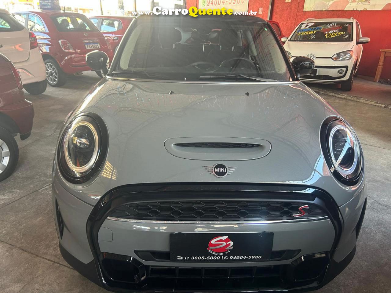 MINI   COOPER S 2.0 TURBO 16V 3P AUT.   CINZA 2022 2.0 GASOLINA - Loja