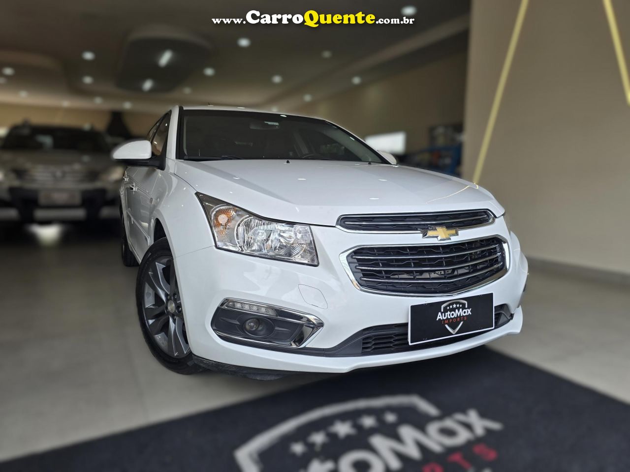 CHEVROLET   CRUZE LTZ 1.8 16V FLEXPOWER 4P AUT.   BRANCO 2015 1.8 FLEX - Loja