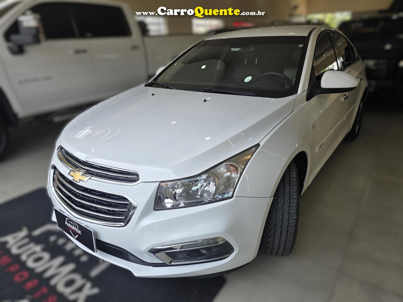 CHEVROLET   CRUZE LTZ 1.8 16V FLEXPOWER 4P AUT.   BRANCO 2015 1.8 FLEX - Loja