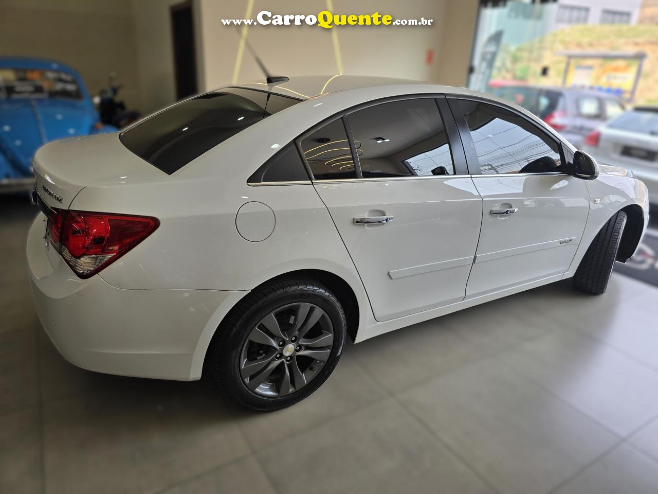 CHEVROLET   CRUZE LTZ 1.8 16V FLEXPOWER 4P AUT.   BRANCO 2015 1.8 FLEX - Loja