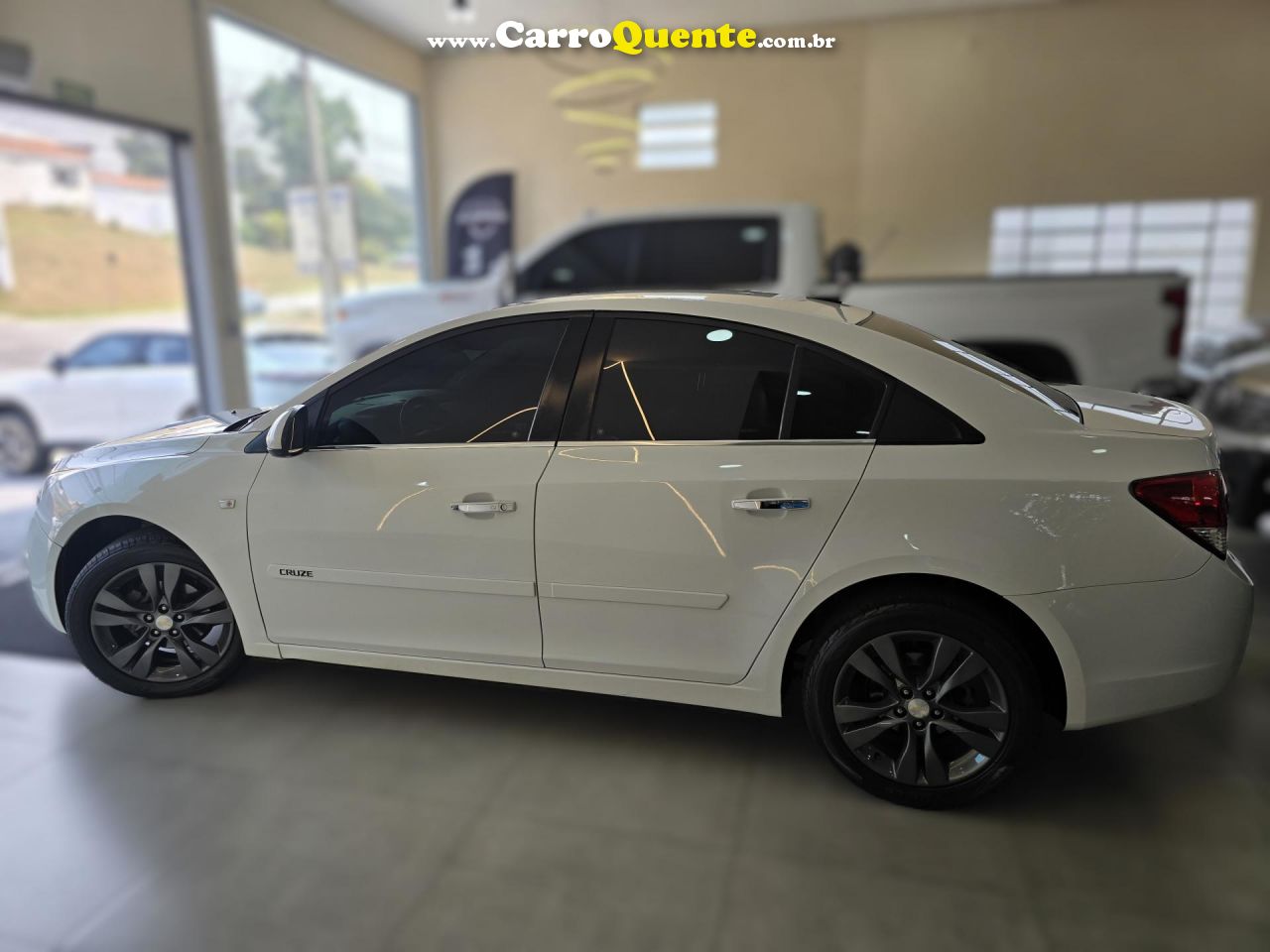 CHEVROLET   CRUZE LTZ 1.8 16V FLEXPOWER 4P AUT.   BRANCO 2015 1.8 FLEX - Loja