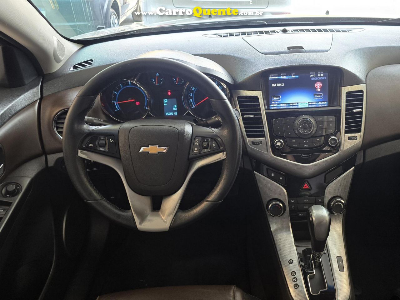 CHEVROLET   CRUZE LTZ 1.8 16V FLEXPOWER 4P AUT.   BRANCO 2015 1.8 FLEX - Loja