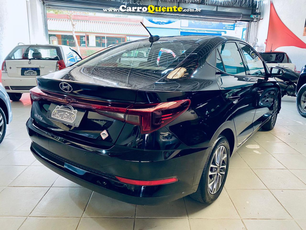 HYUNDAI   HB20S LIMITED 1.0  FLEX 12V MEC.   PRETO 2023 1.0 FLEX - Loja