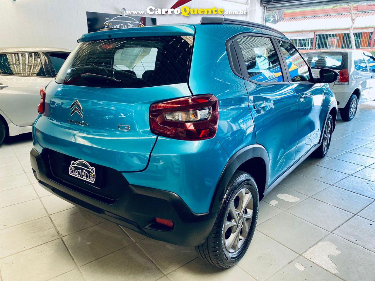 CITROËN   C3 FEEL 1.0 FLEX 6V 5P MEC.   AZUL 2023 1.0 FLEX - Loja