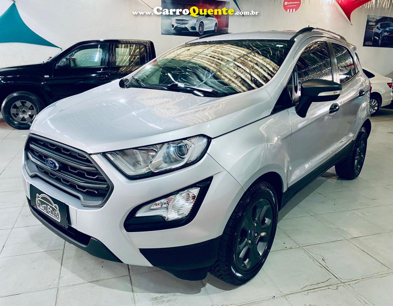 FORD   ECOSPORT FREESTYLE 1.5 12V FLEX 5P AUT.   PRATA 2019 1.5 FLEX - Loja