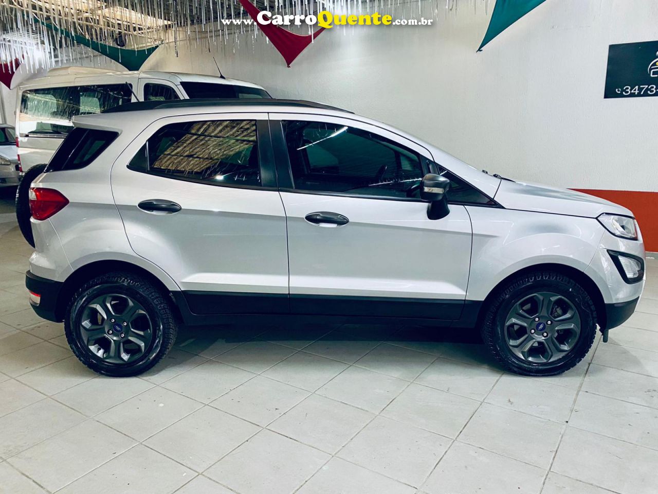 FORD   ECOSPORT FREESTYLE 1.5 12V FLEX 5P AUT.   PRATA 2019 1.5 FLEX - Loja