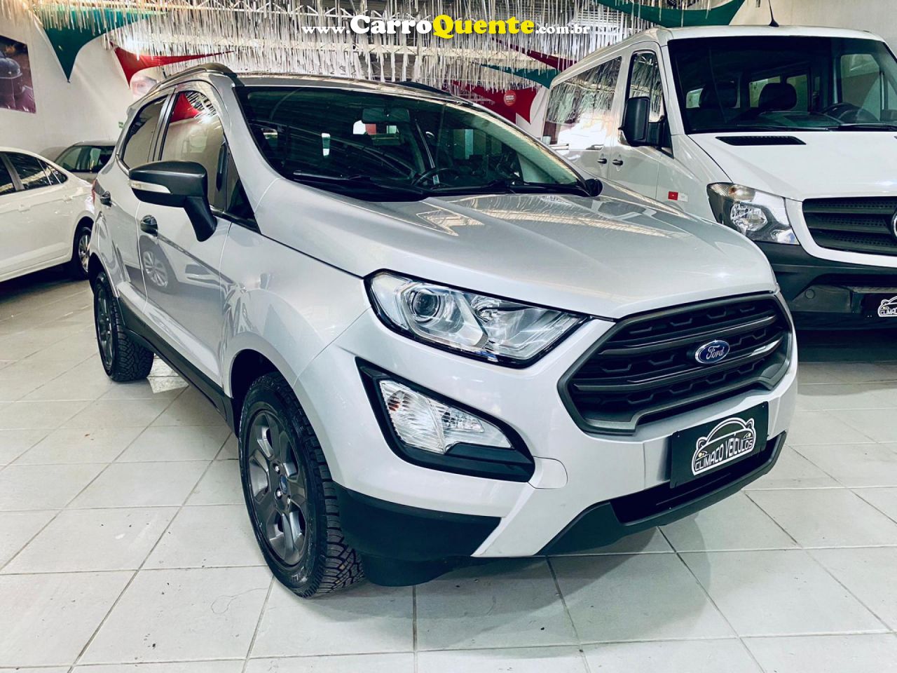 FORD   ECOSPORT FREESTYLE 1.5 12V FLEX 5P AUT.   PRATA 2019 1.5 FLEX - Loja