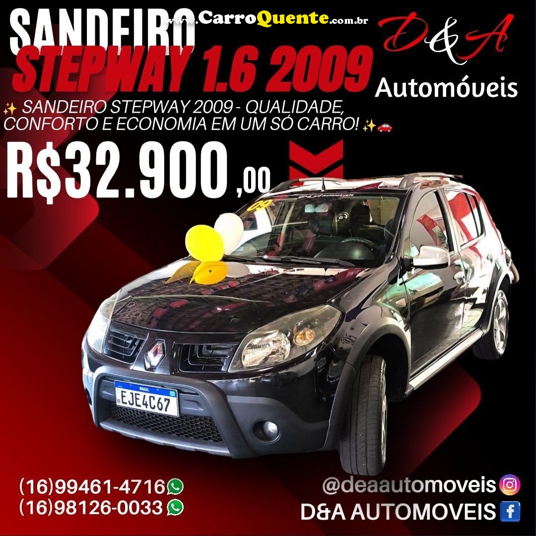 RENAULT SANDERO 1.6 STEPWAY 16V 2009 - Loja