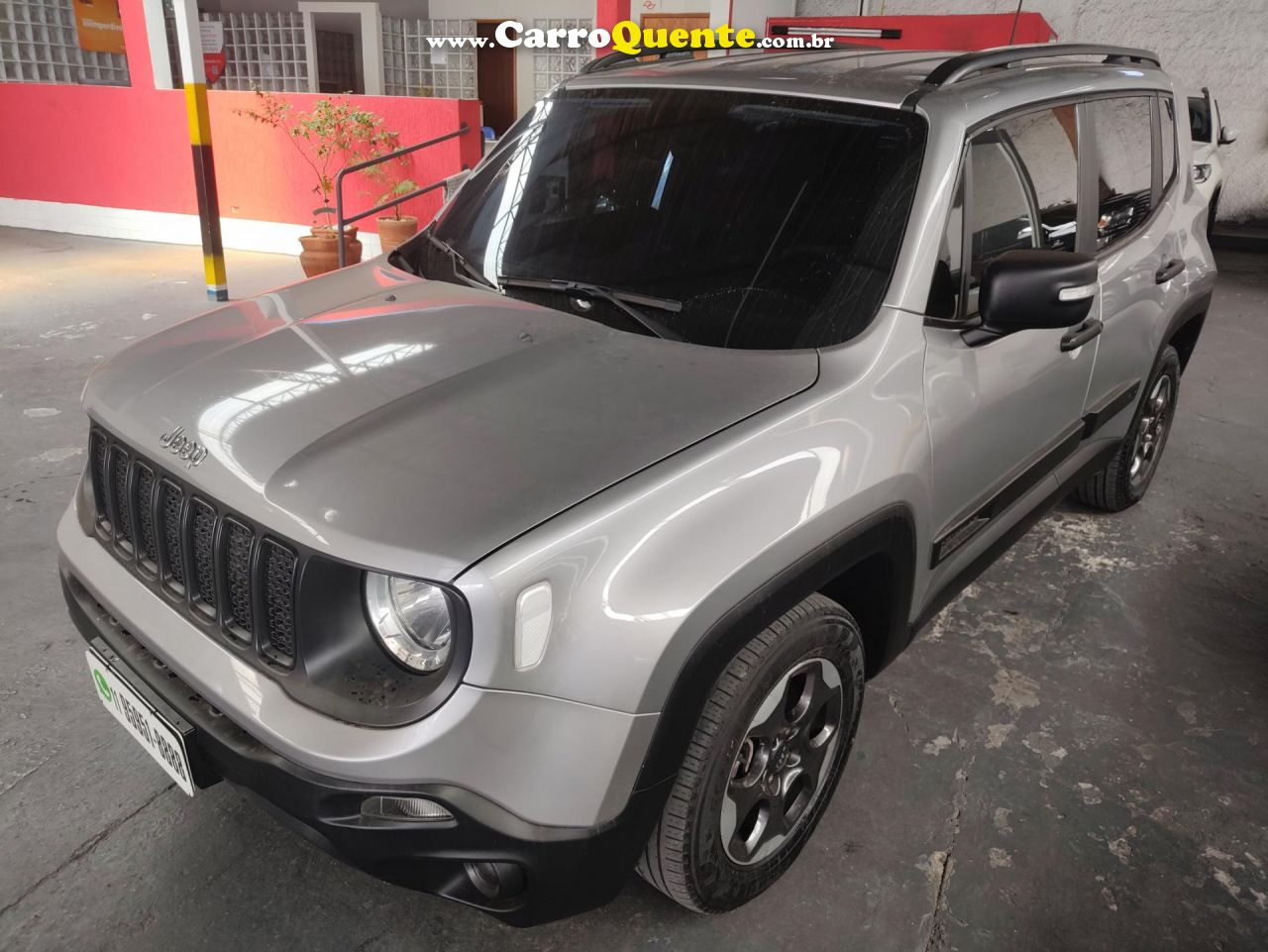 JEEP   RENEGADE1.8 4X2 FLEX 16V AUT.   PRATA 2020 1.8 FLEX - Loja