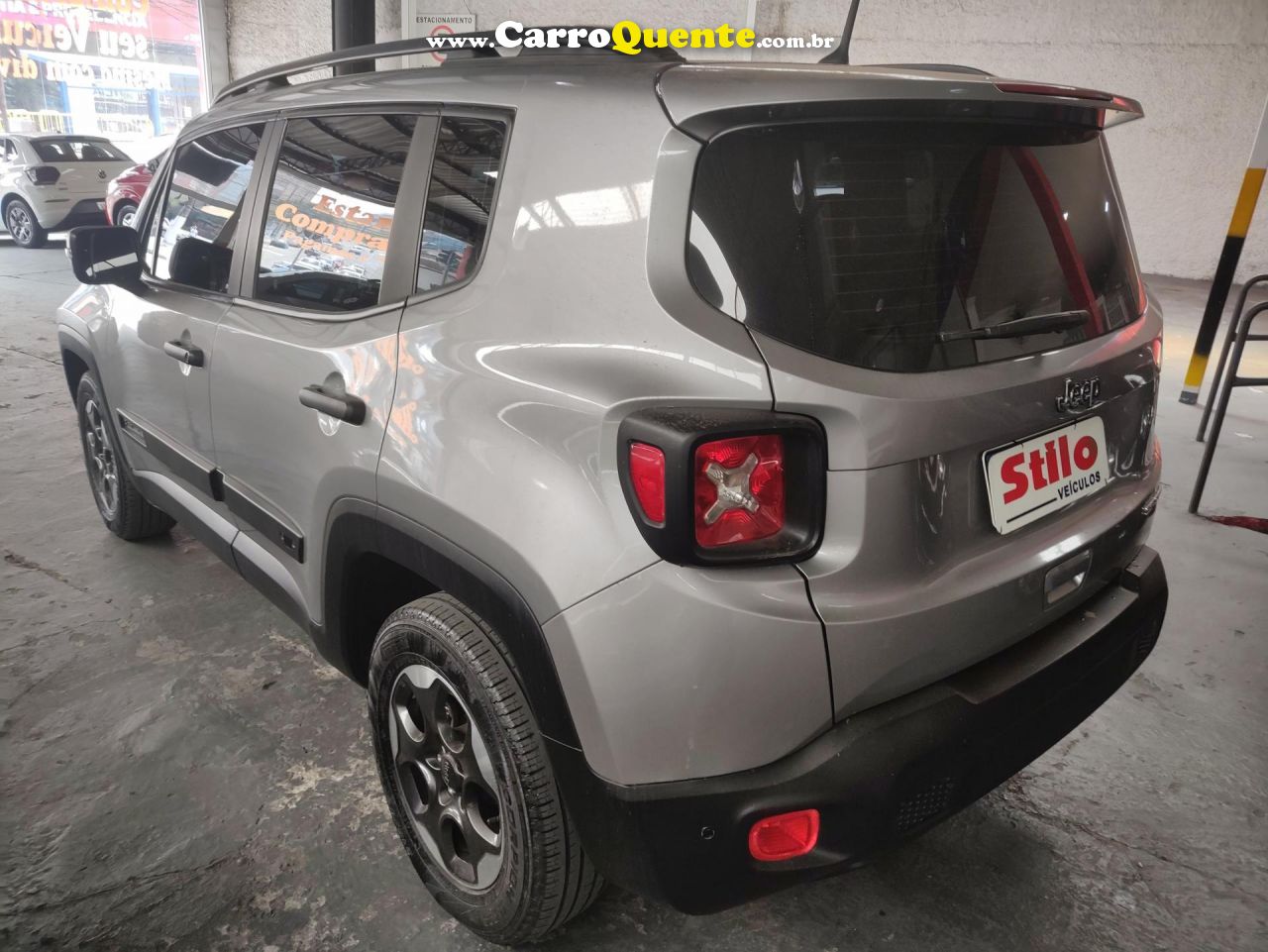 JEEP   RENEGADE1.8 4X2 FLEX 16V AUT.   PRATA 2020 1.8 FLEX - Loja