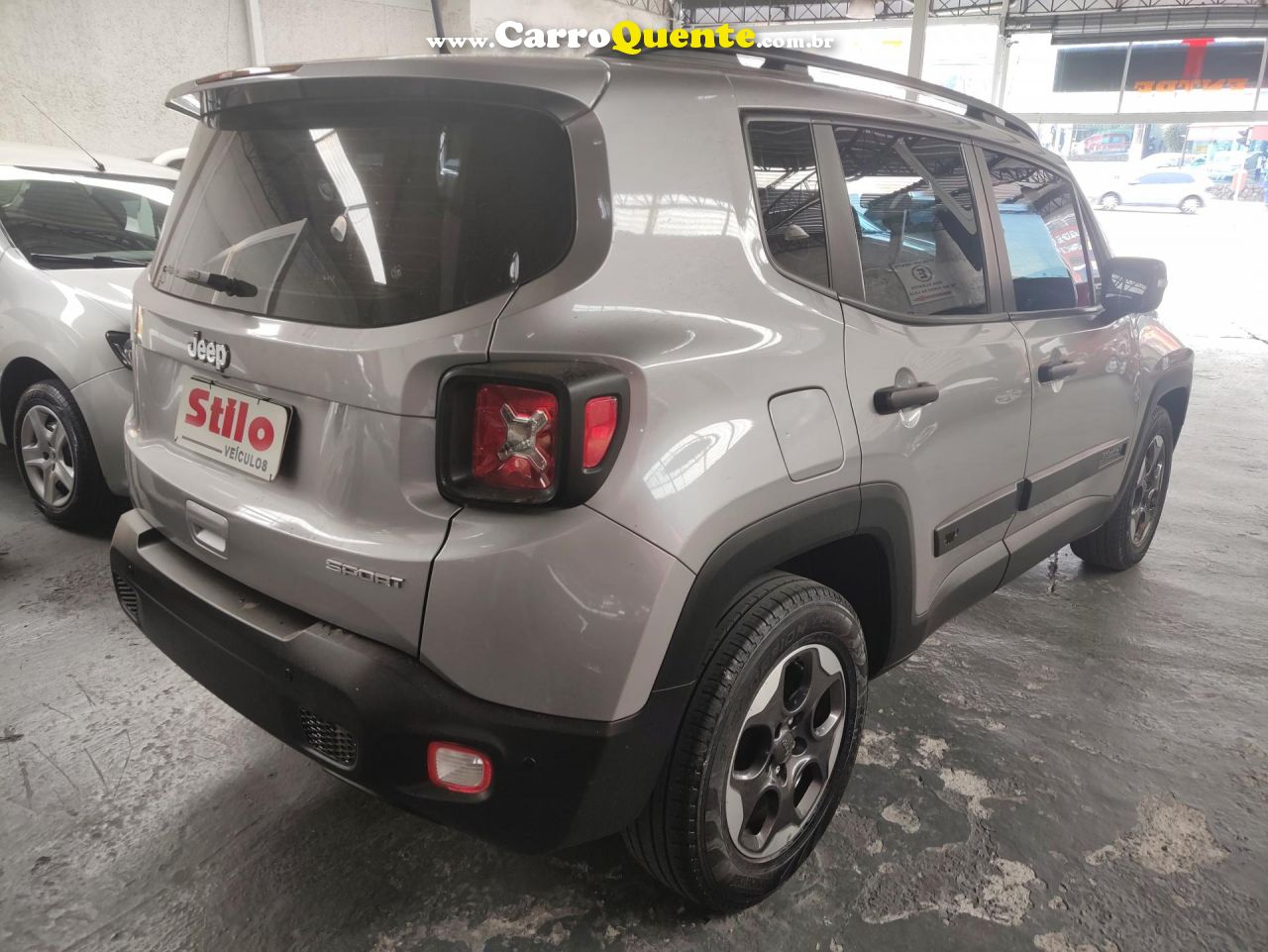 JEEP   RENEGADE1.8 4X2 FLEX 16V AUT.   PRATA 2020 1.8 FLEX - Loja