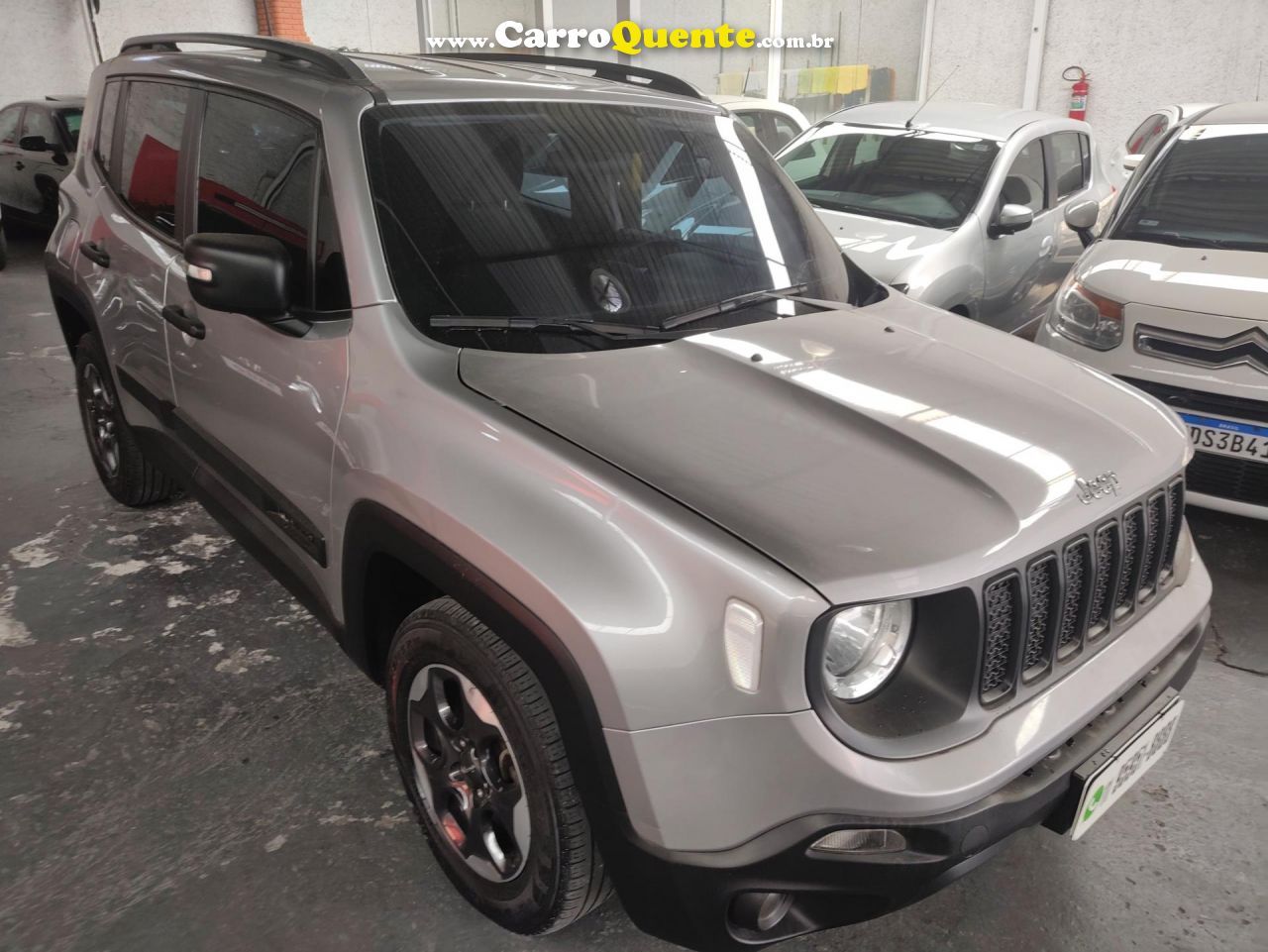 JEEP   RENEGADE1.8 4X2 FLEX 16V AUT.   PRATA 2020 1.8 FLEX - Loja