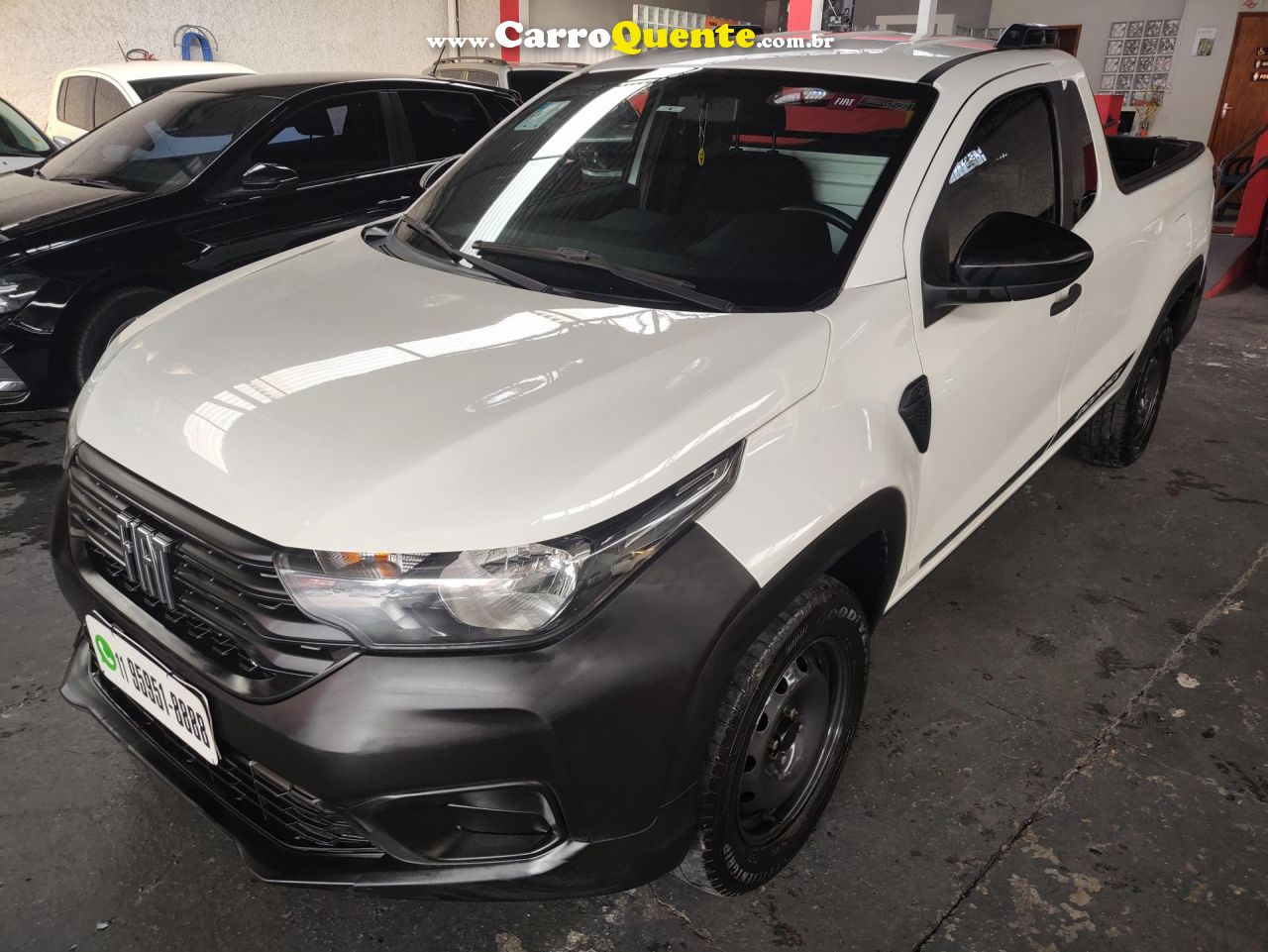 FIAT   STRADA ENDURANCE 1.4 FLEX 8V CS PLUS   BRANCO 2022 1.4 FLEX - Loja