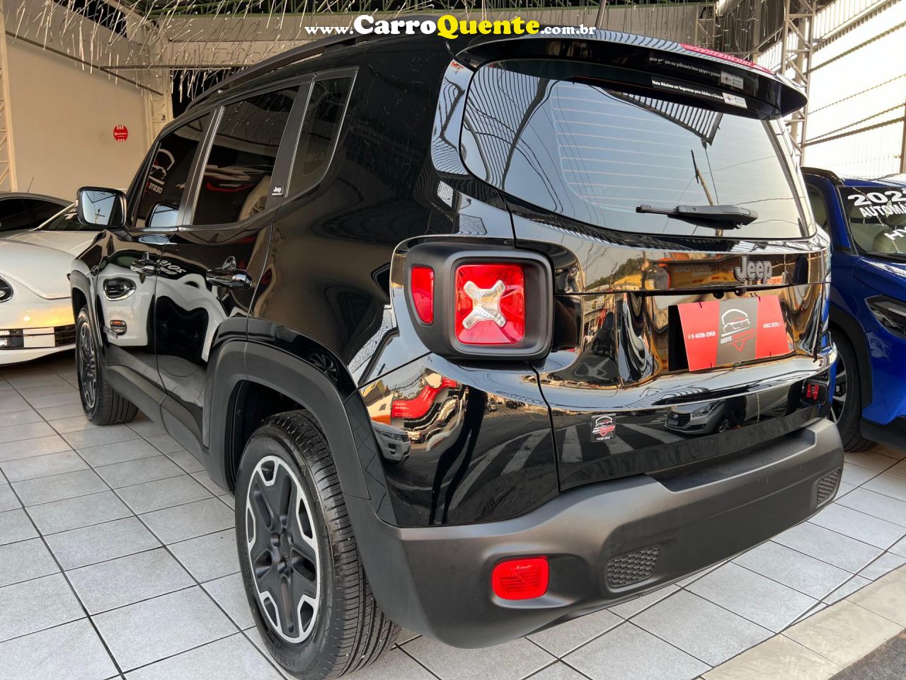 JEEP   RENEGADE 1.8 4X2 FLEX 16V MEC.   PRETO 2018 1.8 FLEX - Loja