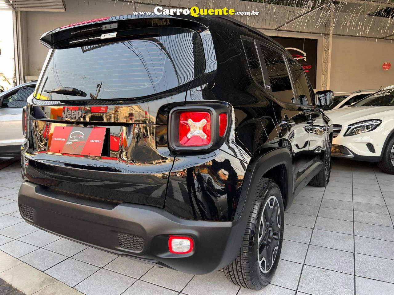 JEEP   RENEGADE 1.8 4X2 FLEX 16V MEC.   PRETO 2018 1.8 FLEX - Loja