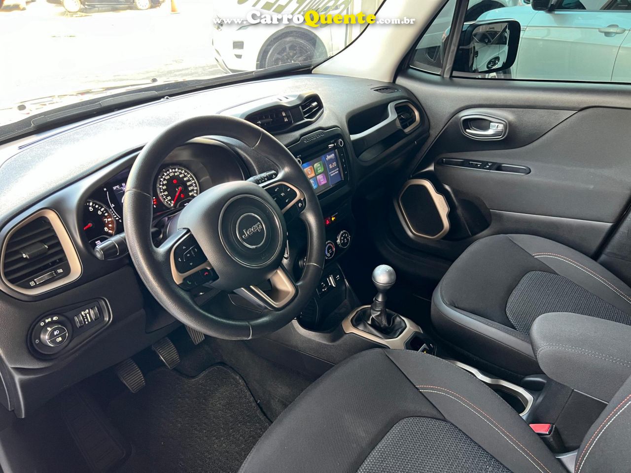 JEEP   RENEGADE 1.8 4X2 FLEX 16V MEC.   PRETO 2018 1.8 FLEX - Loja