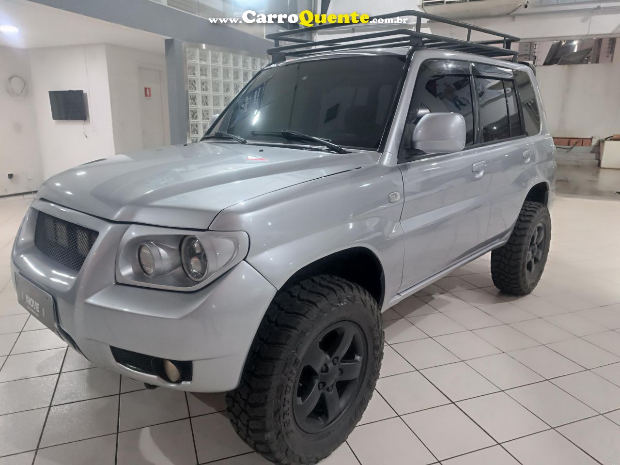 MITSUBISHI   PAJERO TR4 2.0 2.0 FLEX 16V 4X4 MEC.   PRATA 2008 2.0 FLEX - Loja