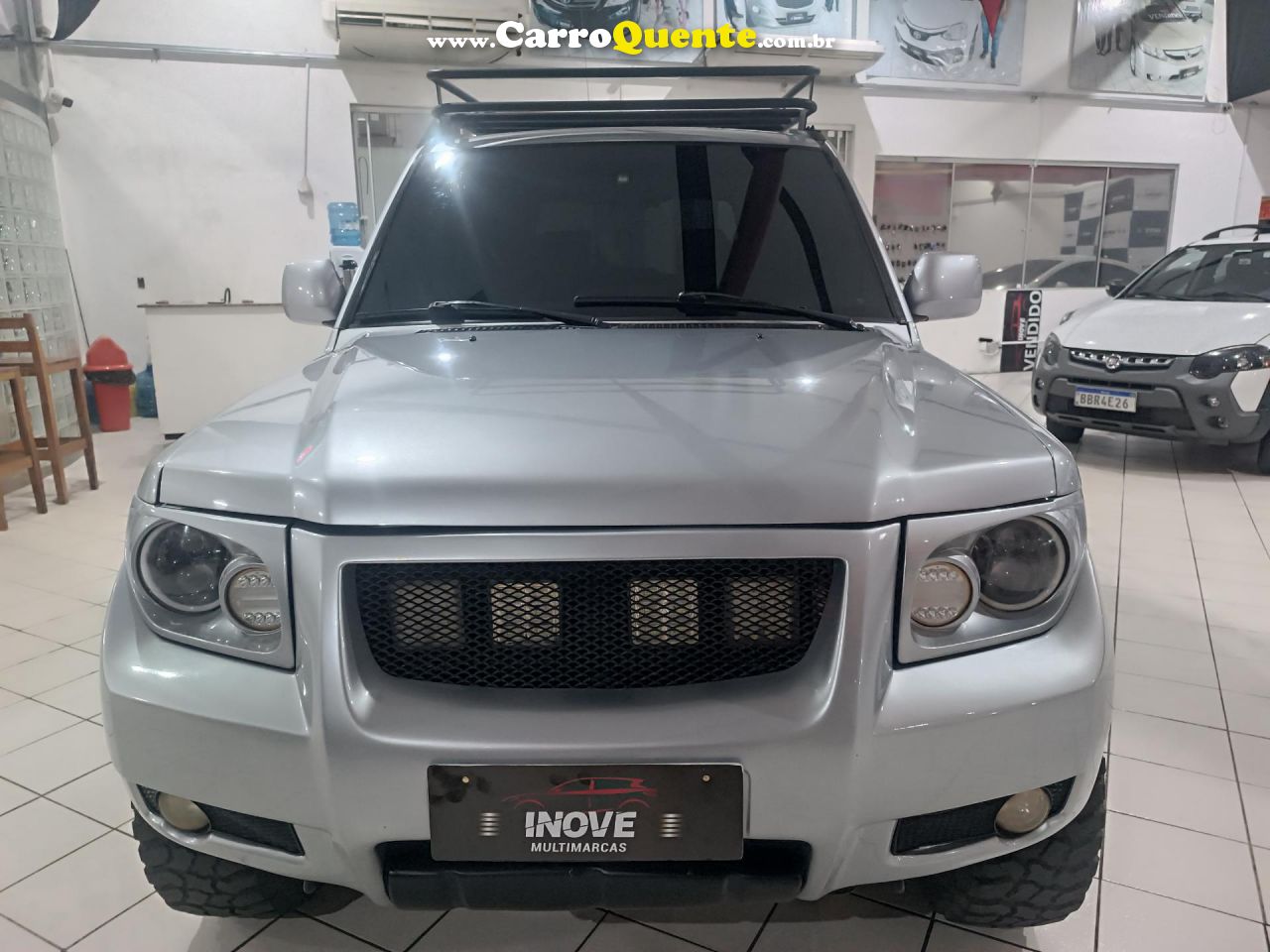 MITSUBISHI   PAJERO TR4 2.0 2.0 FLEX 16V 4X4 MEC.   PRATA 2008 2.0 FLEX - Loja