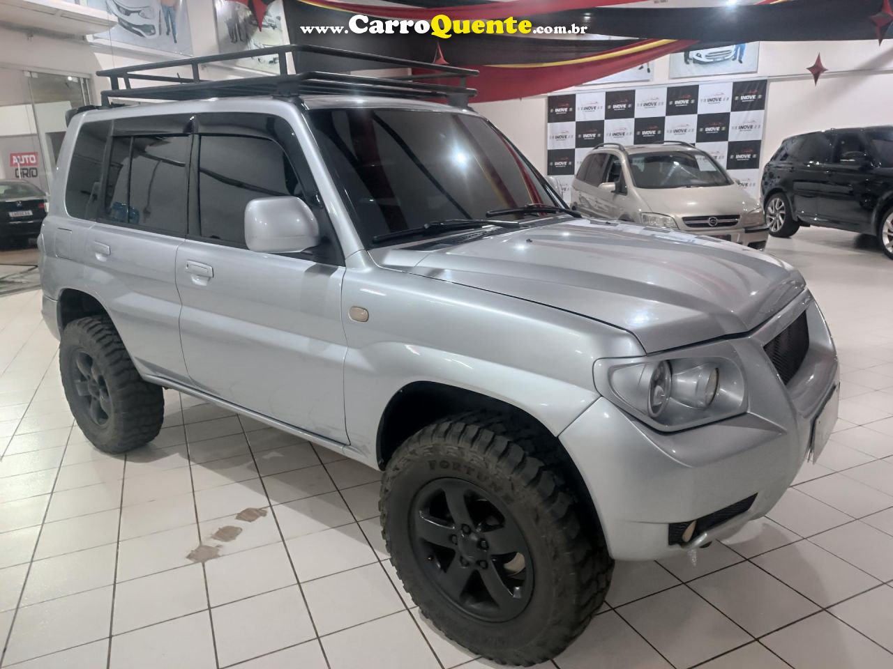 MITSUBISHI   PAJERO TR4 2.0 2.0 FLEX 16V 4X4 MEC.   PRATA 2008 2.0 FLEX - Loja