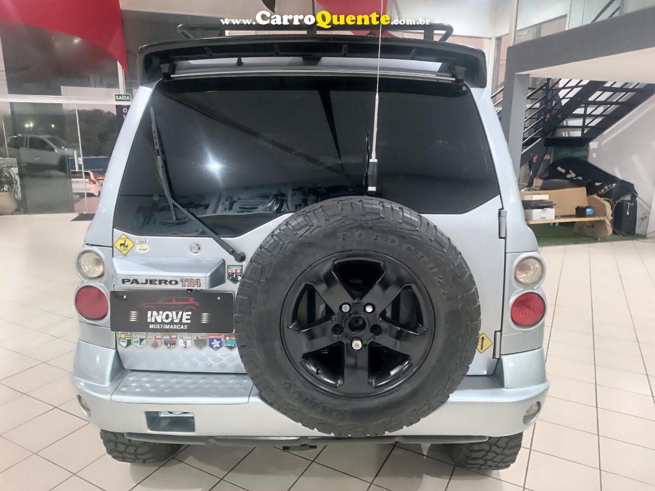 MITSUBISHI   PAJERO TR4 2.0 2.0 FLEX 16V 4X4 MEC.   PRATA 2008 2.0 FLEX - Loja