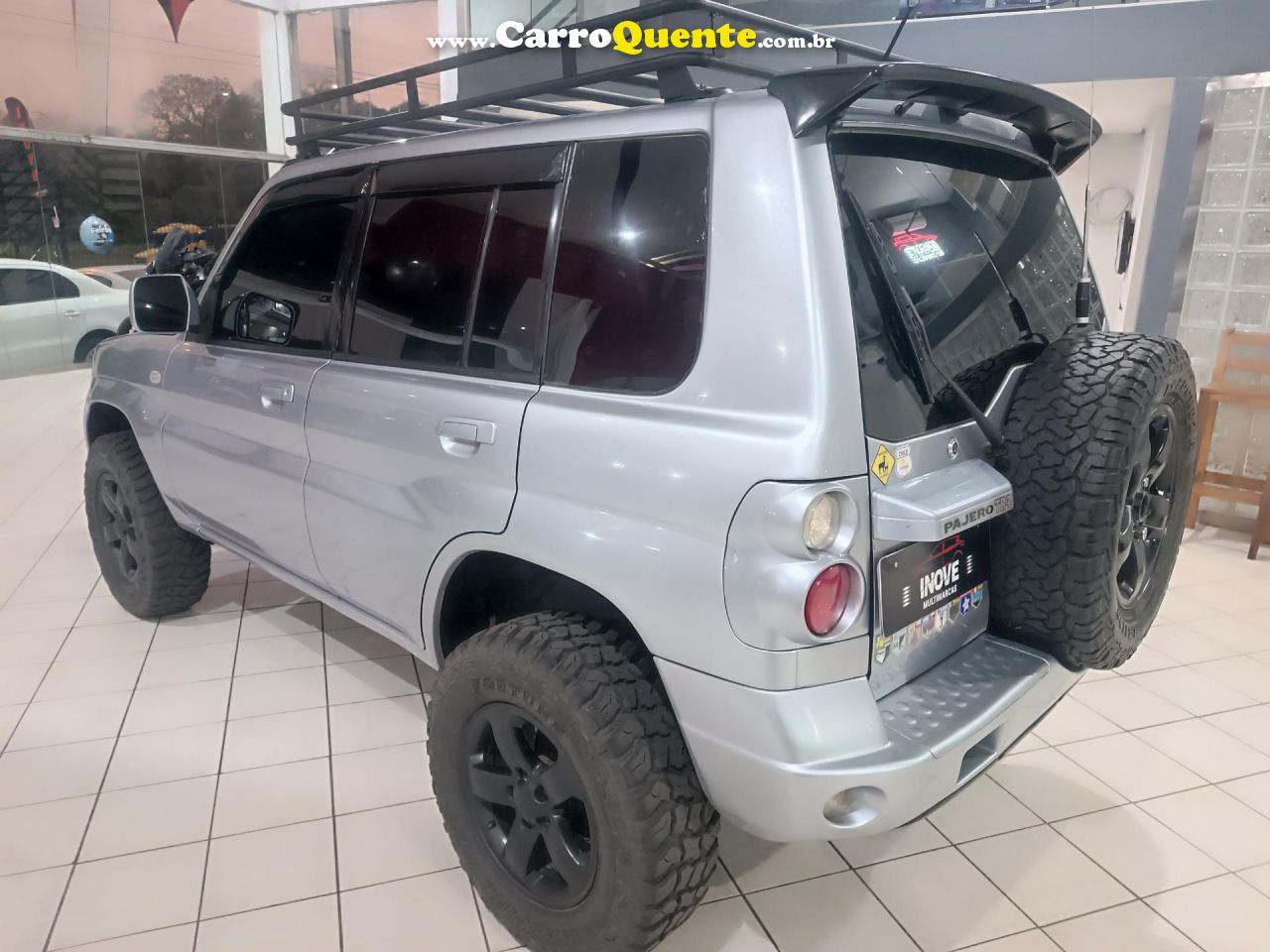 MITSUBISHI   PAJERO TR4 2.0 2.0 FLEX 16V 4X4 MEC.   PRATA 2008 2.0 FLEX - Loja