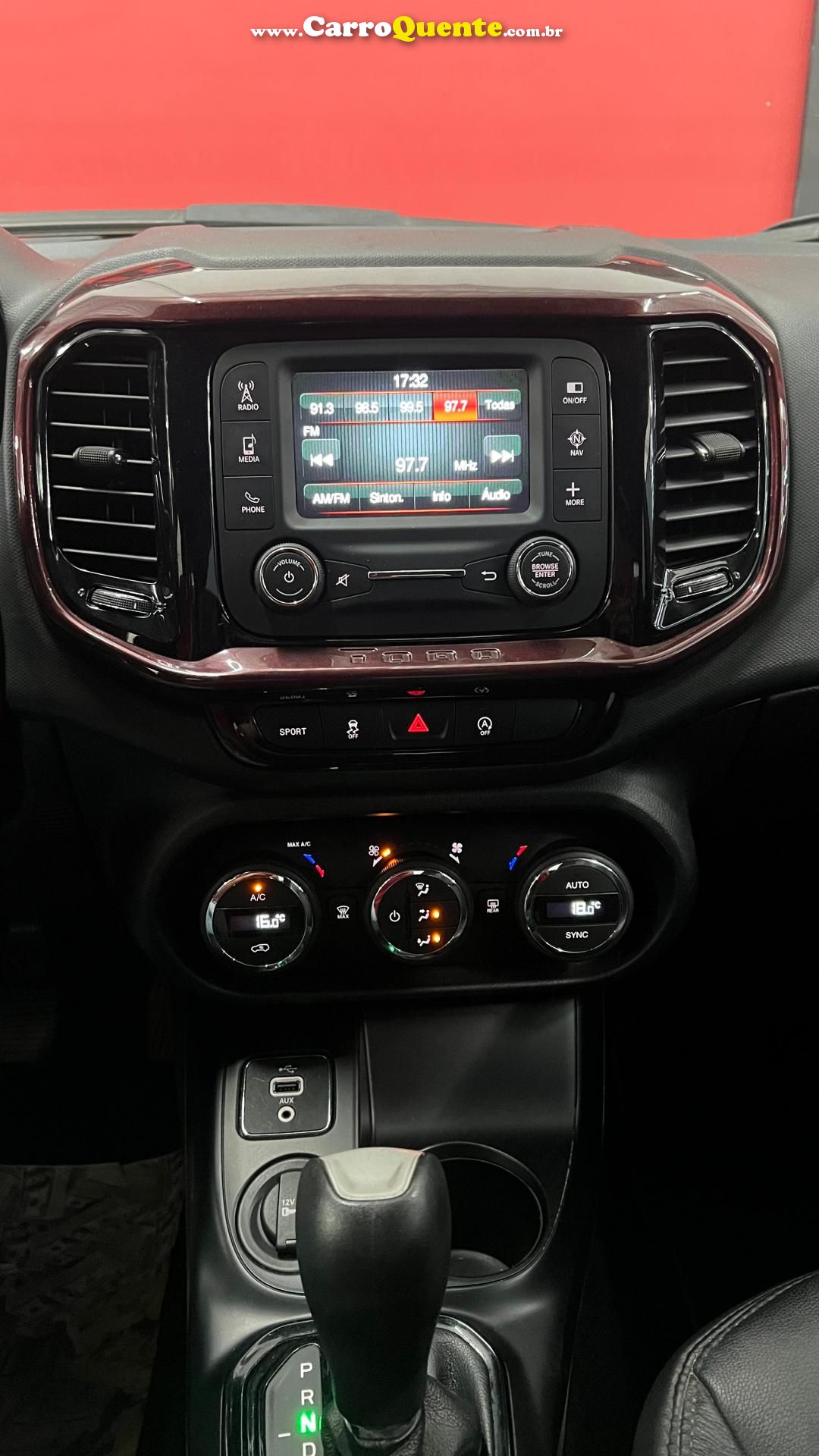 FIAT   TORO FREEDOM 1.8 16V FLEX AUT.   PRETO 2019 1.8 FLEX - Loja