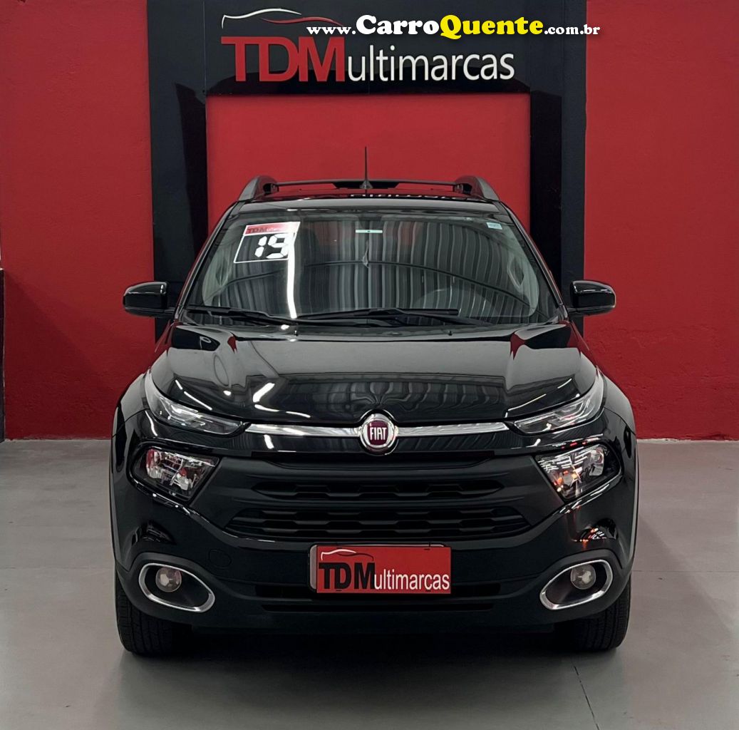 FIAT   TORO FREEDOM 1.8 16V FLEX AUT.   PRETO 2019 1.8 FLEX - Loja