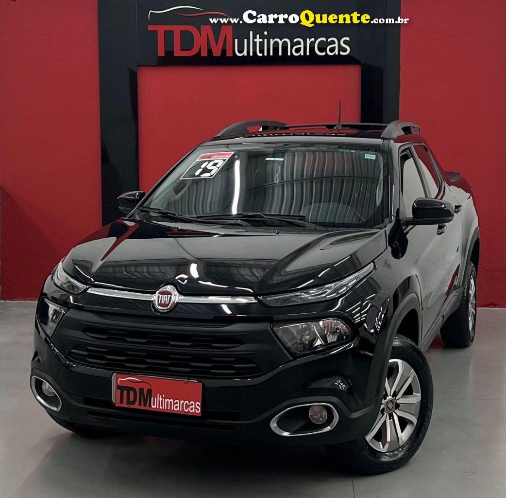 FIAT   TORO FREEDOM 1.8 16V FLEX AUT.   PRETO 2019 1.8 FLEX - Loja