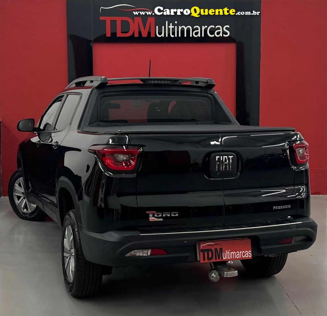 FIAT   TORO FREEDOM 1.8 16V FLEX AUT.   PRETO 2019 1.8 FLEX - Loja