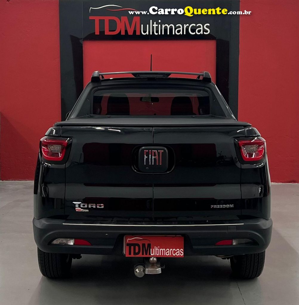 FIAT   TORO FREEDOM 1.8 16V FLEX AUT.   PRETO 2019 1.8 FLEX - Loja