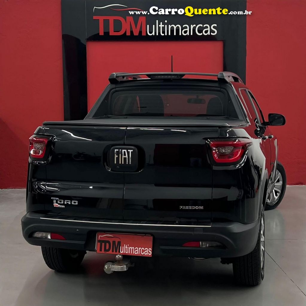 FIAT   TORO FREEDOM 1.8 16V FLEX AUT.   PRETO 2019 1.8 FLEX - Loja