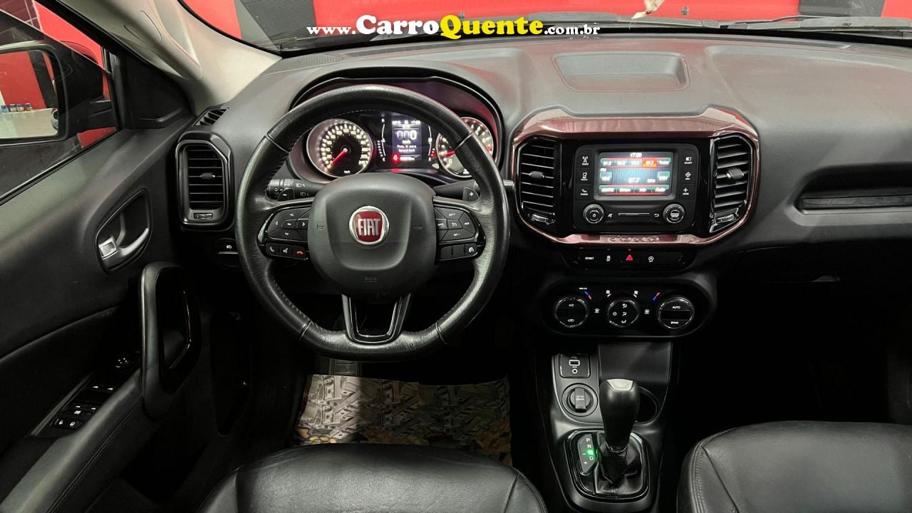 FIAT   TORO FREEDOM 1.8 16V FLEX AUT.   PRETO 2019 1.8 FLEX - Loja