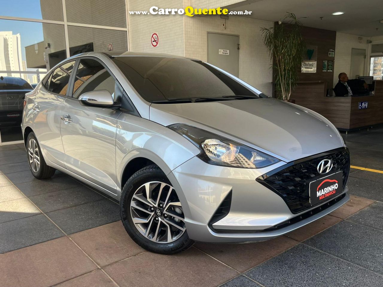 HYUNDAI   HB20S PLATINUM AUTOMATICO 1.0 TURBO FLEX TOP DE LINHA COM 11.700KM GARANTIA DE FABRICA   PRATA 2022 1.0 FLEX - Loja