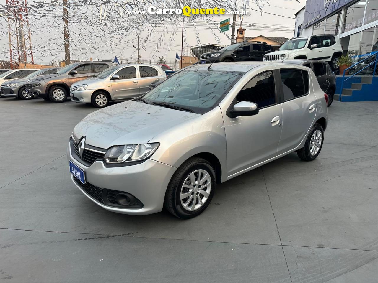 RENAULT   SANDERO EXPRESSION FLEX 1.0 12V 5P   PRATA 2019 1.0 FLEX - Loja