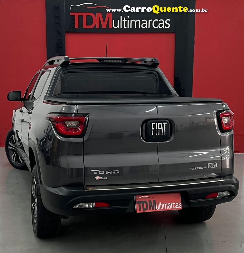 FIAT   TORO FREEDOM 1.3 T270 4X2 FLEX AUT.   CINZA 2022 1.3 FLEX - Loja